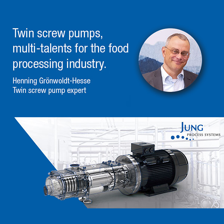 One pump many possibilities - Twin screw pumps multi-talents for the food processing and beverage industry